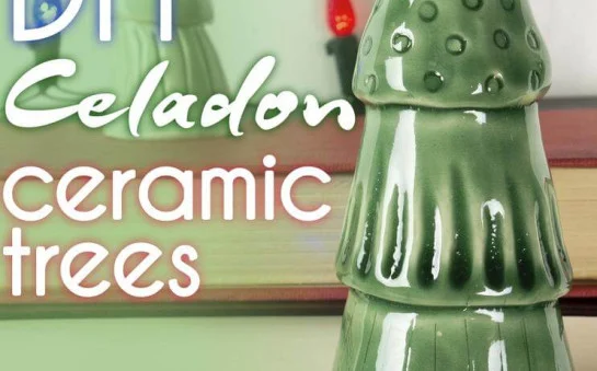 Cây gốm sứ celadon tự làm