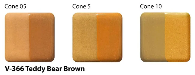 Men lót amaco underglazes v 366 teddy bear brown 1