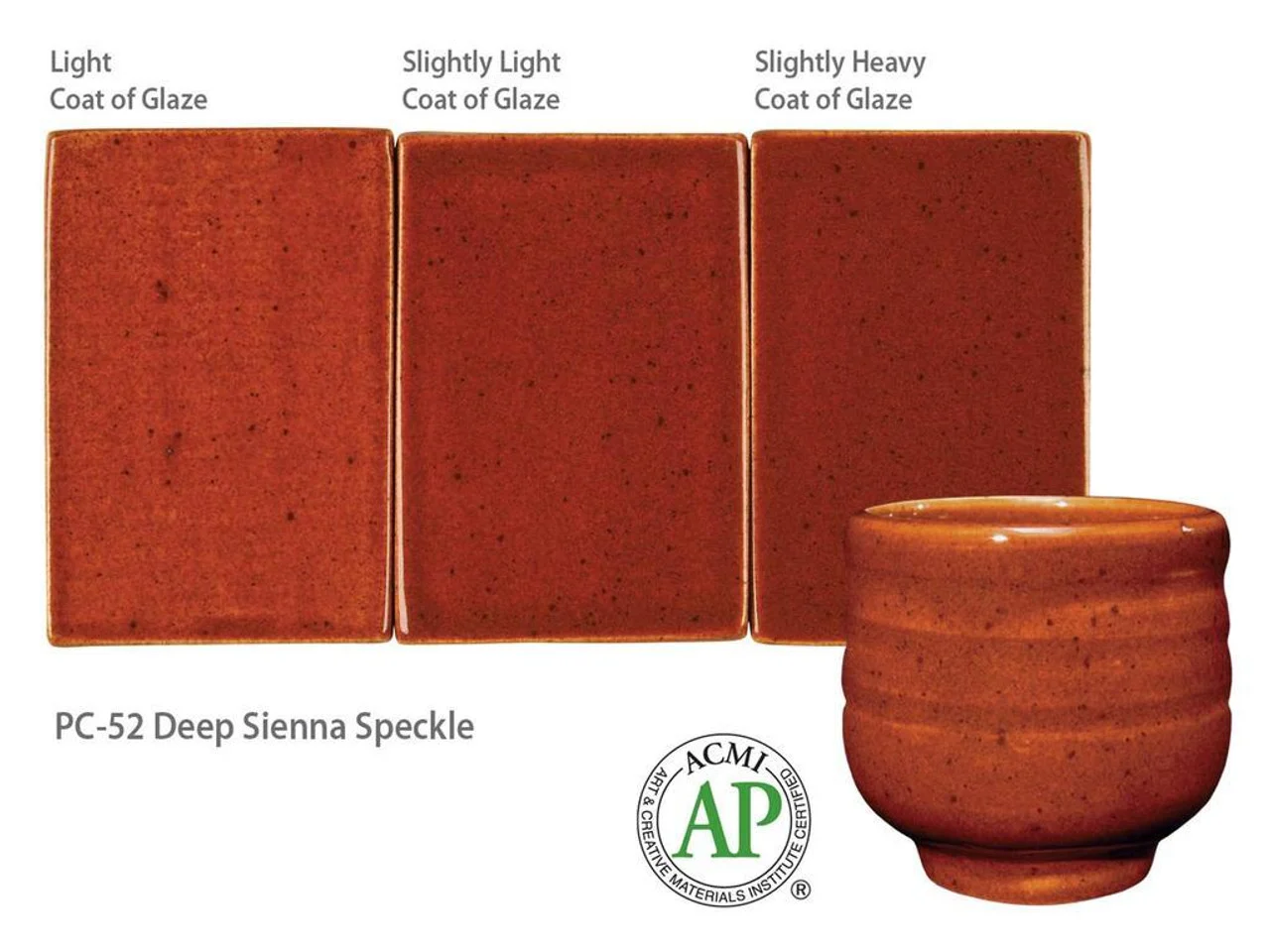 Men nung nhiệt Độ cao pc 52 deep sienna speckle pic2