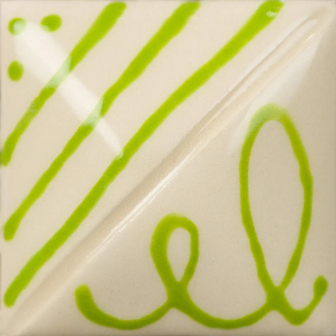 Men gốm mayco colors specialty glazes, màu designer liner bright green, 1.25 oz (36.9 ml)