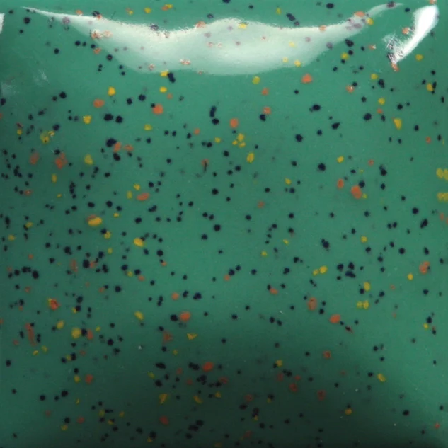 Men gốm mayco colors speckled stroke & coat ® màu speckled jaded, 8 oz. (236,5 ml)