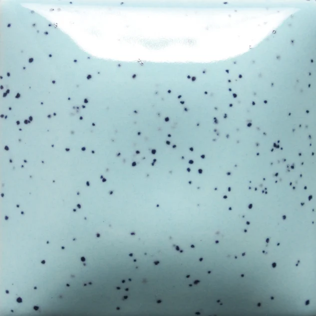 Men gốm mayco colors speckled stroke & coat ® màu speckled my blue heaven, 8 oz. (236,5 ml)