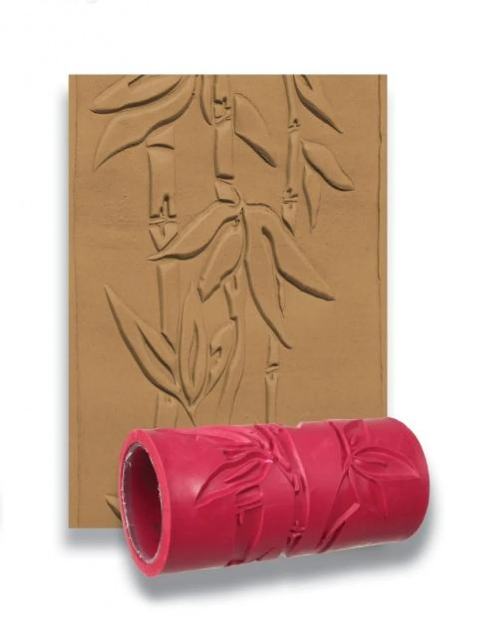 Ống lăn 4 inch họa tiết tre tool sleeve 4 bamboo texture amaco pic1
