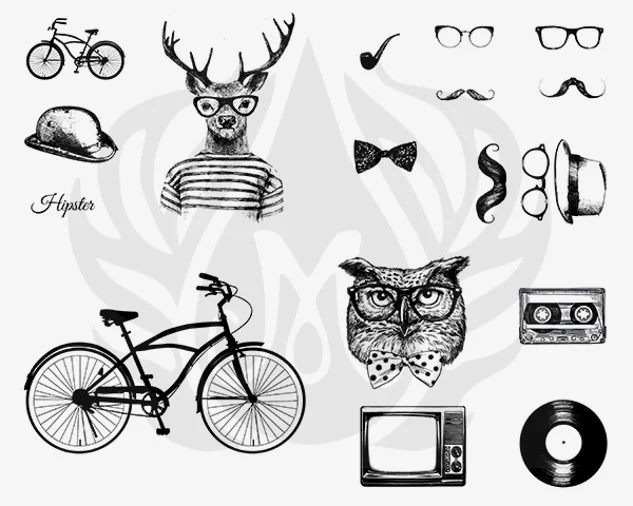 Mayco color khuôn lụa nylon in họa tiết phong cách hipster