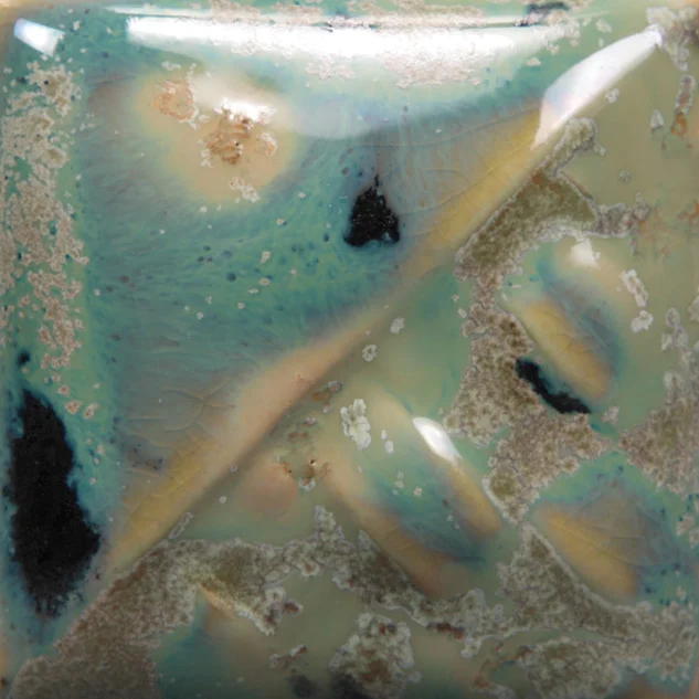 Mẫu màu Mayco Stoneware SW-146 Aurora Green