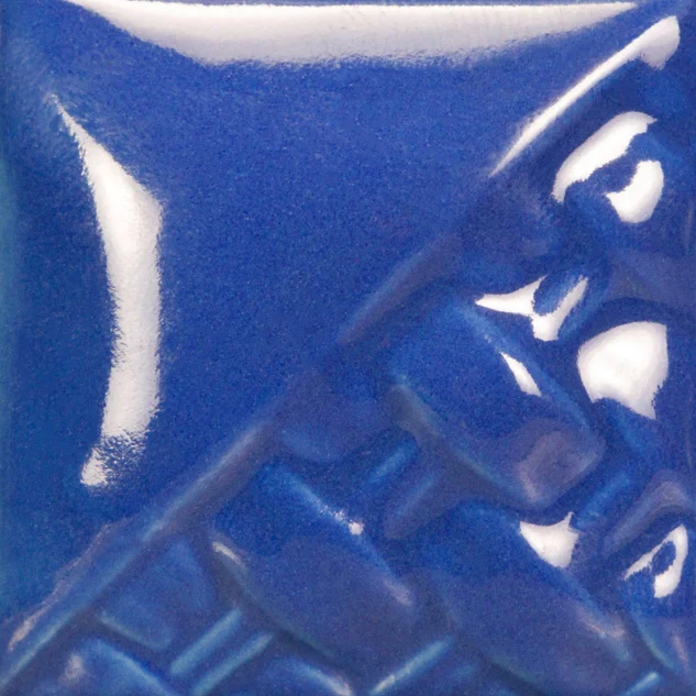 Men gốm mayco colors stoneware, màu blue gloss, pint (473 ml)