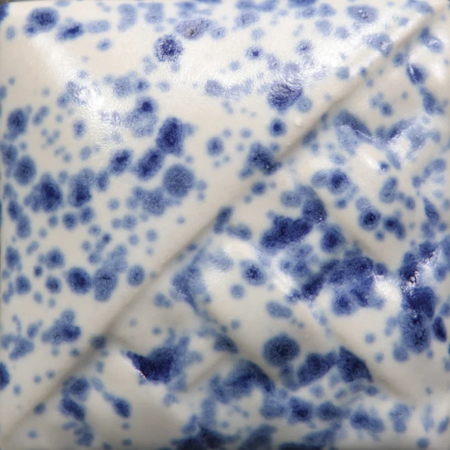 Men gốm mayco colors stoneware, màu blue splatterware, pint (473 ml)