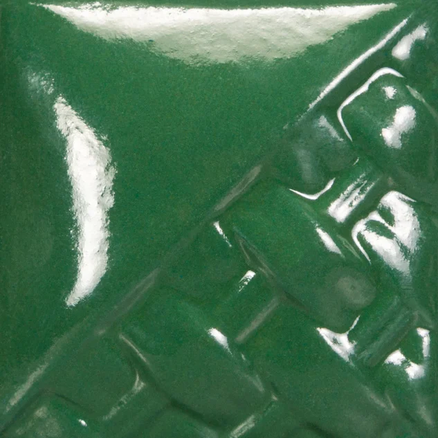 Men gốm mayco colors stoneware, màu dark green gloss, pint (473 ml)