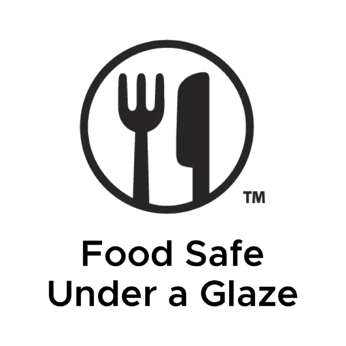 Food safe under a glaze
