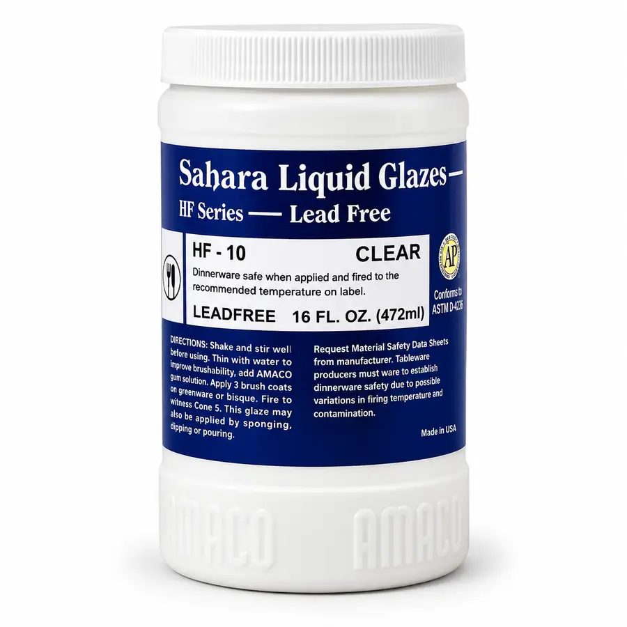 Amaco hf10 clear glaze
