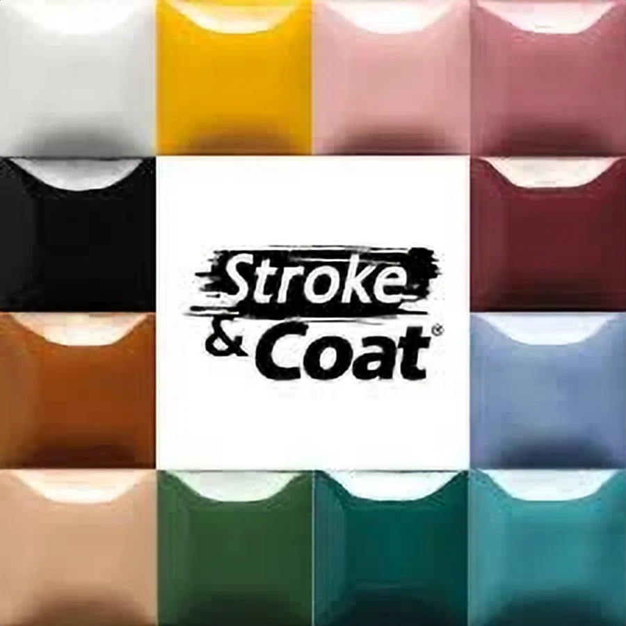 Combo 12 màu men mayco colors stroke & coat số 2 mỗi màu 2oz (59 ml)