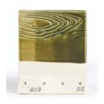 Mẫu nung men gốm Mayco SW-216 Micro Jade ở Cone 5 – so sánh 1–2–3–4 lớp