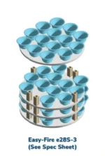 Sơ đồ xếp bát trên các tầng kệ lò Easy-Fire e28S-3